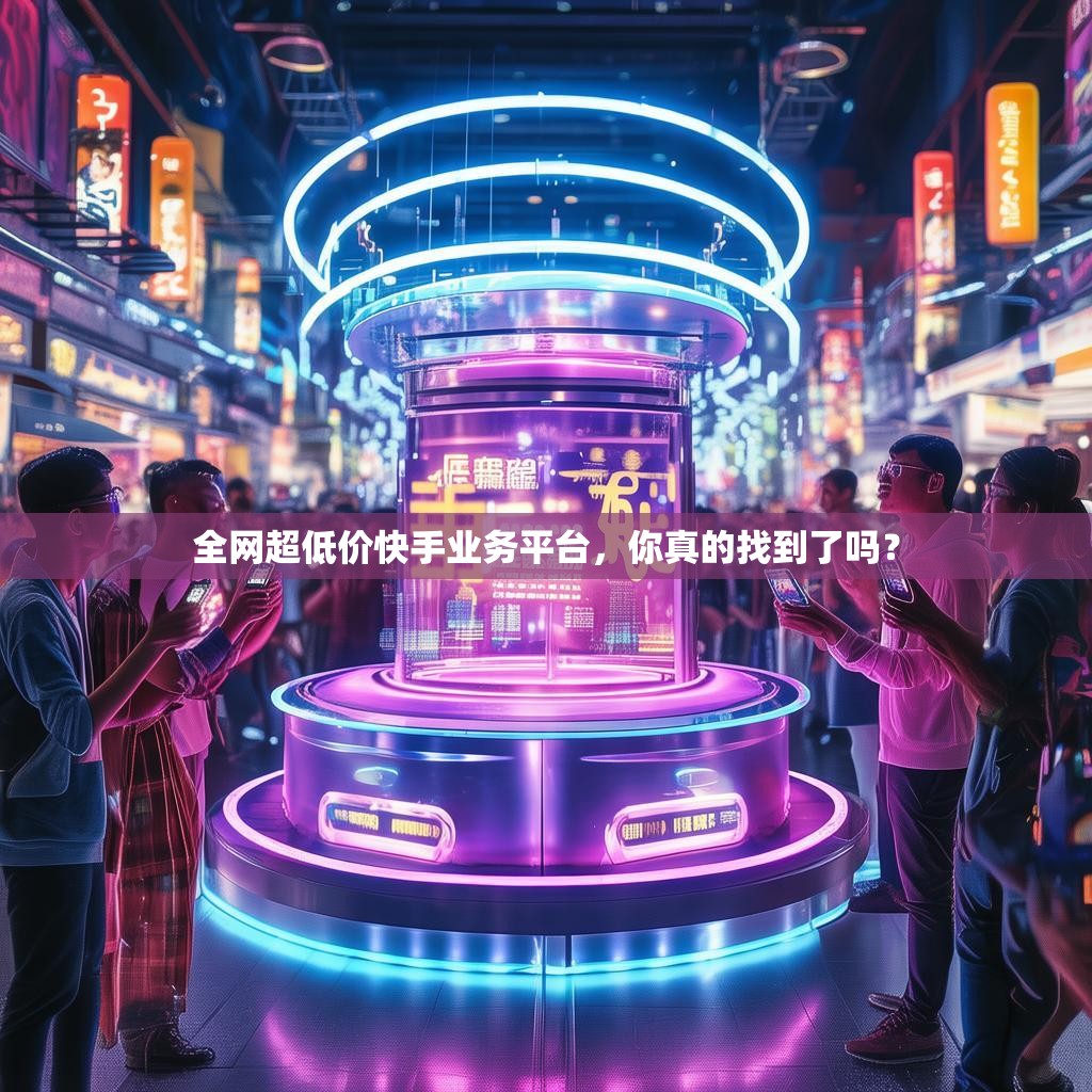 全網(wǎng)超低價快手業(yè)務(wù)平臺，你真的找到了嗎？