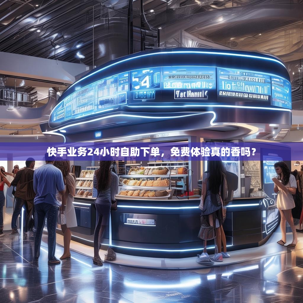 快手業(yè)務24小時自助下單，免費體驗真的香嗎？