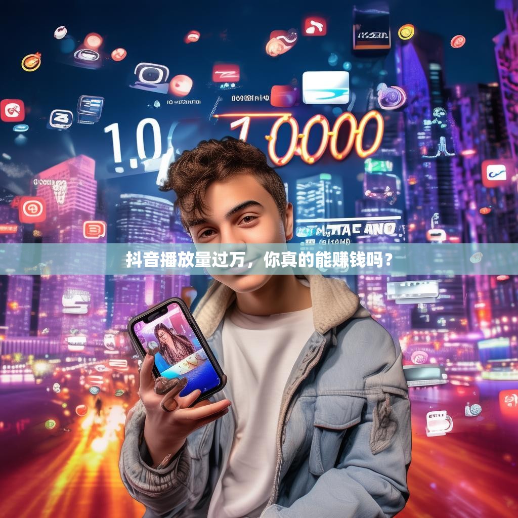 抖音播放量過萬，你真的能賺錢嗎？