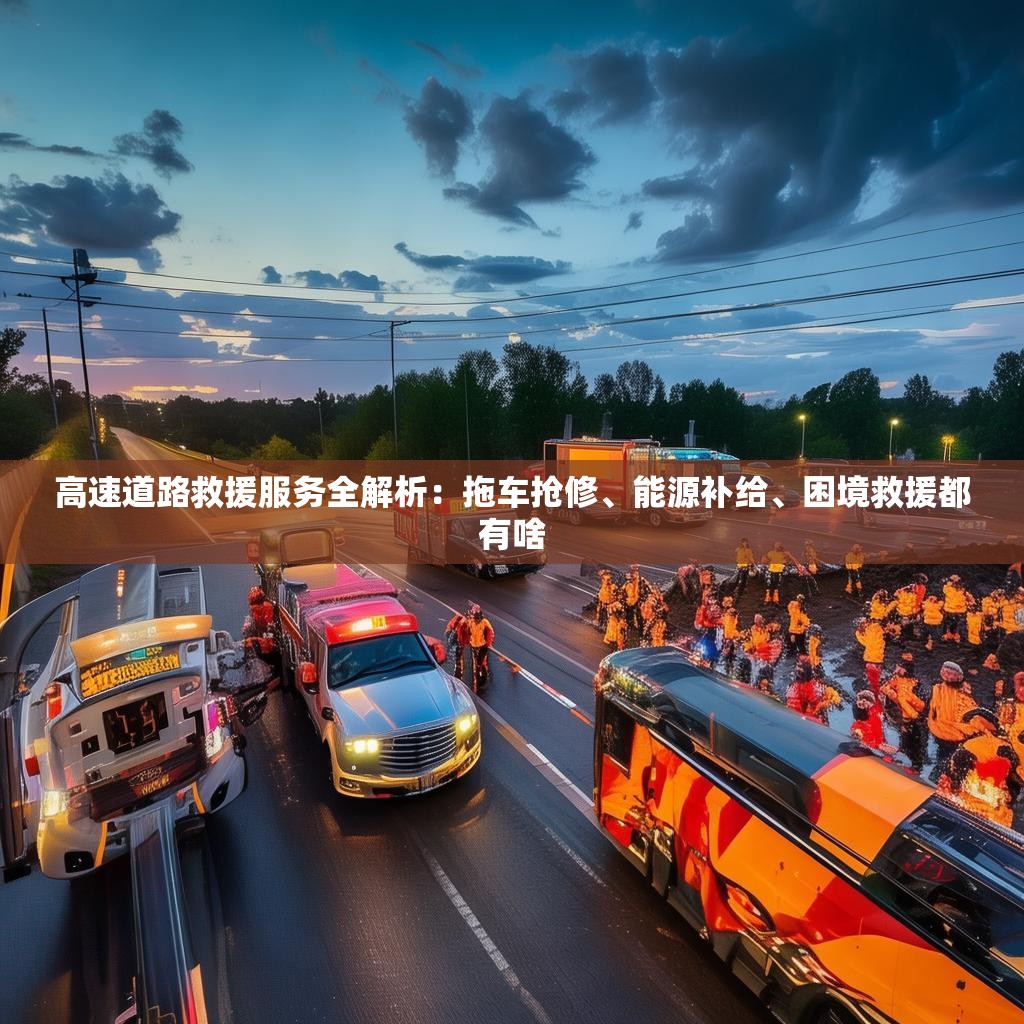 高速道路救援服務(wù)全解析：拖車搶修、能源補(bǔ)給、困境救援都有啥