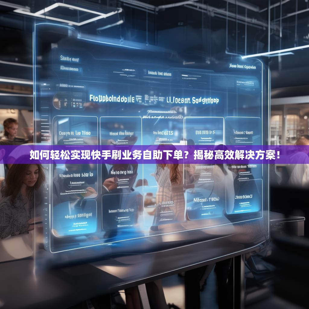 如何輕松實(shí)現(xiàn)快手刷業(yè)務(wù)自助下單？揭秘高效解決方案！