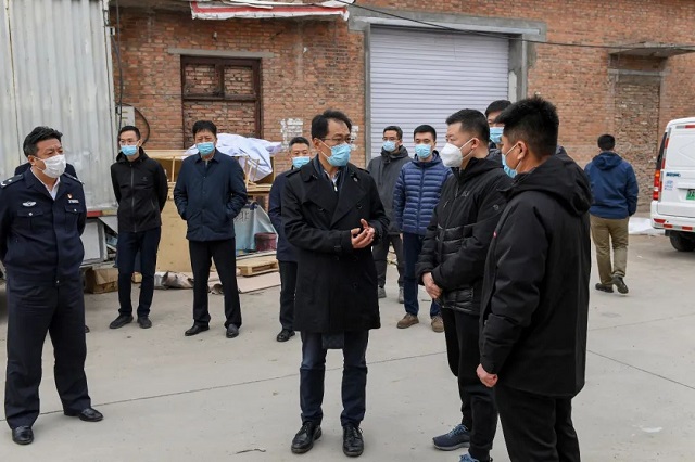 天津東麗區(qū)領(lǐng)導(dǎo)深入調(diào)研疫情防控措施落實情況