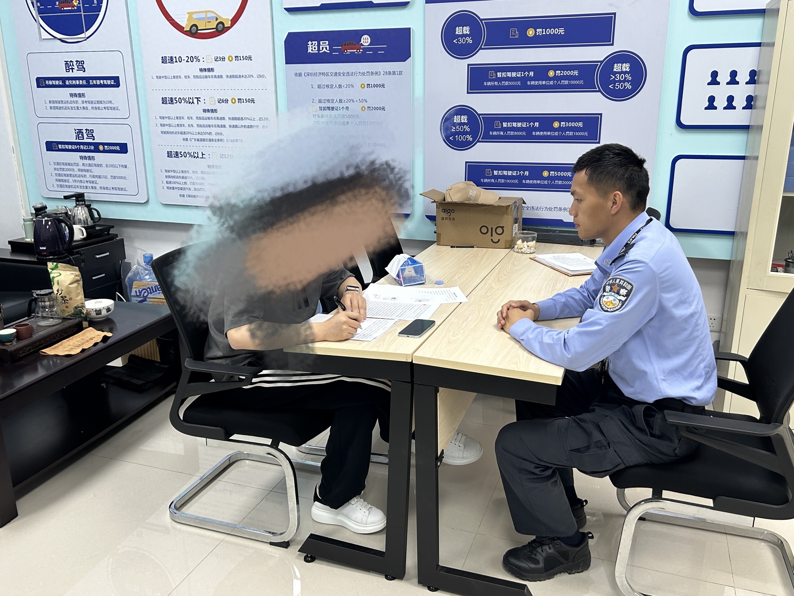 男子偽造違章證據(jù)申訴被識破，交警提醒車主守法