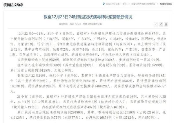 西安本輪疫情傳播鏈厘清，疫情外溢多地情況復(fù)盤